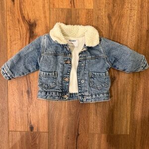 Sherpa Faux Fur Lined Jean Jacket 6-12
